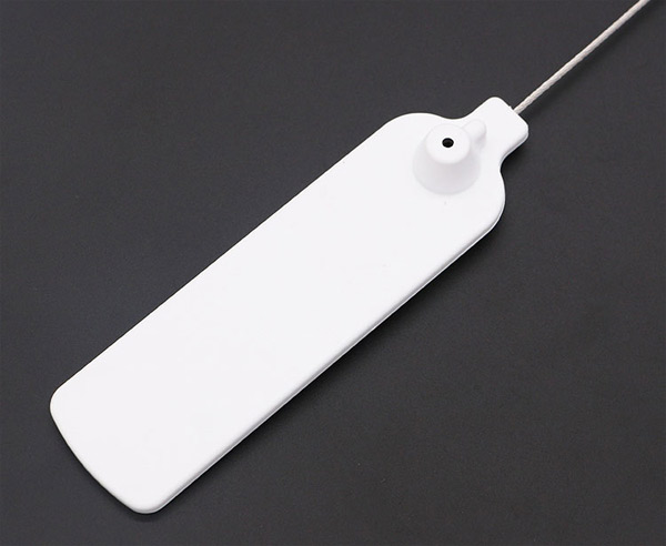鋼絲繩鉛封電子標(biāo)簽100x28mm_超高頻rfid鉛封標(biāo)簽_物流防拆鉛封扎帶標(biāo)簽